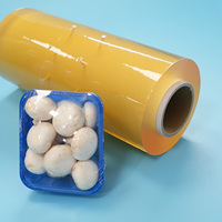 Film alimentaire en PVC de qualité alimentaire, transparent, extensible, résistant à l'humidité, emballage plastique pour aliments, en-cas, chocolat, biscuits