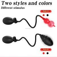 Plug anal gonflable avec pompe, dilatateur anal avec valve de décompression, BlueRabbit OEM, étiquette privée, vente en gros