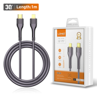 Câble Type-C LDNIO LC651I 1m 30W, compatible avec la charge rapide PD30W, pour téléphone portable, câbles de données