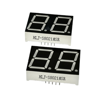 Afficheur LED COG 2 chiffres de 0,8 pouce 8021, haute luminosité, rouge/bleu/blanc, anode/cathode communes (CC/CA) - Product Image 3