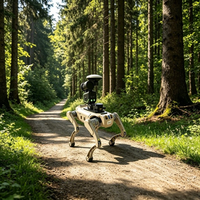 GreenValley LiGrip O2 GNSS Sourcing Festival 2026 Roboterhund 3D-Laserscanner SLAM LiDAR für Minenvermessung und Gefahrenbereiche