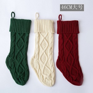 Décoration <span class=keywords><strong>de</strong></span> Noël pour la maison, chaussettes en acrylique blanc <span class=keywords><strong>de</strong></span> grande qualité, 40 cm, design 2025, broderie, vente en gros, livraison directe <span class=keywords><strong>de</strong></span> Chine - Product Image 3