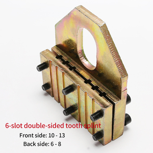 엘리베이터 부품 6/8 슬롯 강철 리프팅 장치 엘리베이터 와이어 로프 클램프 코네용 - Product Image 3