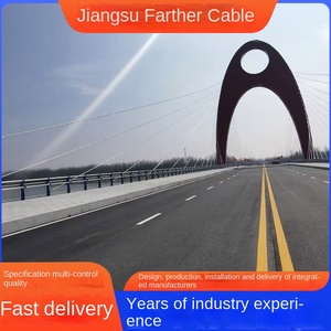 Hochgeschwindigkeits-Brückenspannkabel Vorgespannte Konstruktion Edelstahlkabel Stahlspannstange Schlinge China Elevated - Product Image 4