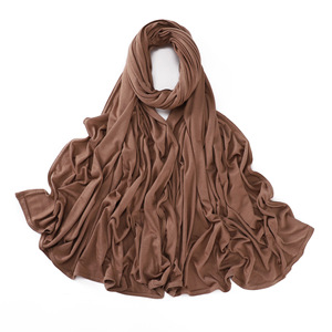 Couleur unie Modal Foulard Élastique Jersey Hijab Durable Quatre Saisons WomenTurkey Istanbul Islammuslim - Product Image 6