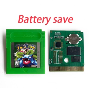 Battery Save Blue Crystal Golden Green Red Silver Yellow <b>Game</b> Cartridge for Gbc <b>Games</b> - Product Image 2