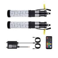Antennes lumineuses LED RGB robustes AUTODRAGONS, fouets LED IP67 pour Side by Side SXS Can-Am Polaris/ Sand Spider Dune Buggy