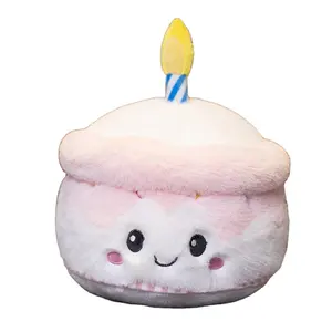 HECION Kawaii peluş oyuncak simülasyon kek dondurma Plushies oyuncaklar dolması hayvan çocuklar sevimli vinç pençesi makine bebek yastık oyuncak