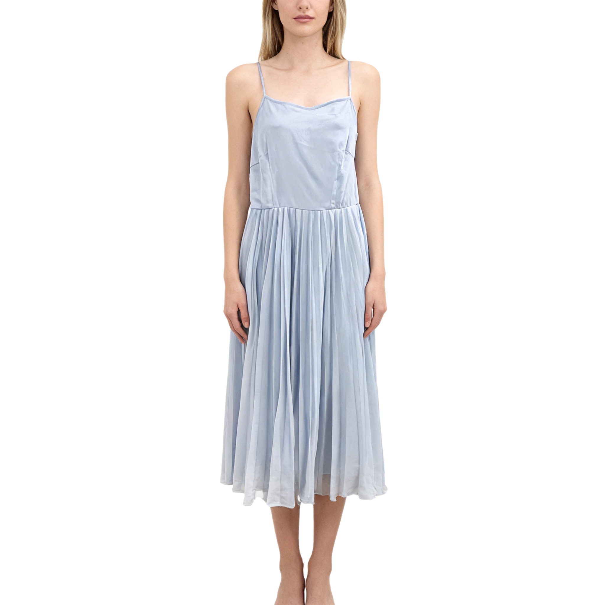 knee length dresses for ladies Donna Vinci Church Dress 12050C-Royal Blue