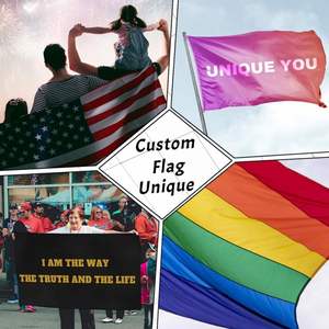 Bandera LGBT de Orgullo Gay, Lésbico, Bisexual y Transgénero de Poliéster Impermeable de Alta Calidad de 3x5 pies, Impresión Digital, para Colgar - Product Image 2