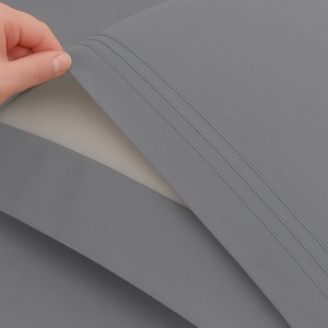 <strong>Grey</strong> Bamboo Sheet Set 4 Pcs Wholesale, <strong>Duvet</strong> <strong>Cover</strong> Fitted Sheet Pillowcase, Anti-Bacterial Bedding Manufacturer Custom Logo - Product Image 6