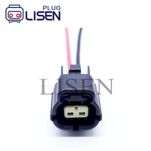 LISEN 174352-2 2 Pin temperatur udara (IAT) /Air Te konektor kawat Sensor suhu Harness kawat - Product Image 1