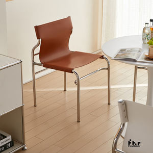 เก้าอี้รับประทานอาหารทำจากหนังหุ้มเฟอร์นิเจอร์ทันสมัย - Product Image 6