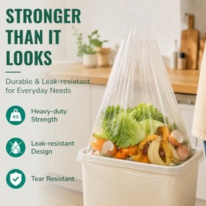Sac de transport en plastique transparent de haute qualité pour légumes, chewing-gum, sushis, aliments pour animaux et conserves - Product Image 2