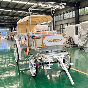 Carruajes Reales Más Populares, Carruaje de Boda Real, Carruaje Turístico al Aire Libre de 6 Plazas, Carruaje Eléctrico de <span class=keywords><strong>Cenicienta</strong></span> con Caballos - Product Image 5