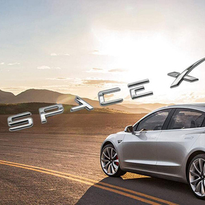 สำหรับ Space X สติกเกอร์สัญลักษณ์รถ,สัญลักษณ์รถ3D เหมาะสำหรับ Tesla รุ่น S/<span class=keywords><strong>3</strong></span> /X - Product Image 6