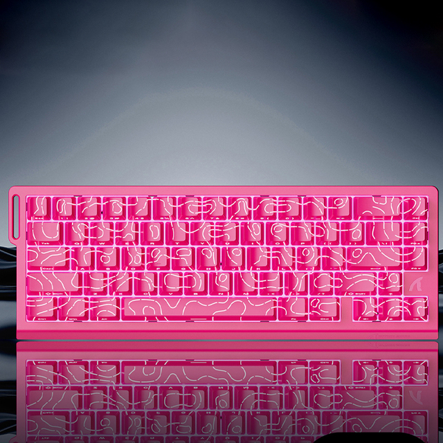 Haohuaxin RGB Wired Mechanical Keyboard Contour Side Carved Adjustable RT Key Range Keyboard