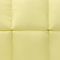 Housse d'ordinateur portable matelassée en nylon polyester argenté, simple et protectrice, 15 pouces, effet gonflé, personnalisable