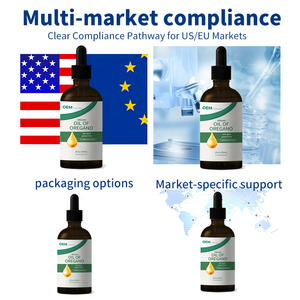 Aceite de Orégano Silvestre 100% Puro en Gotas, Marca Privada OEM, Pruebas COA/Terceros, Estándares USP/UE para Operadores de Marcas Globales - Product Image 3