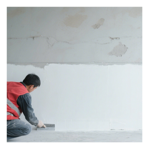 Acrilico scremato stucco Super bianco a prova di muffa per pareti in calcestruzzo e cartongesso resistente all'umidità facile applicazione con spazzola acqua - Product Image 1