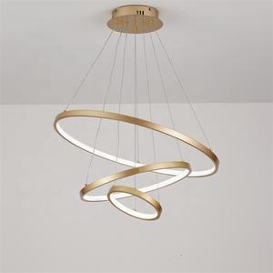 Nouveau Design Moderne Suspension Maison Salon Hôtel Décoration Noir Nordique 60w <span class=keywords><strong>75w</strong></span> Led Lustre Fantaisie - Product Image 1