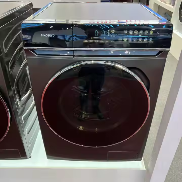 Z 8kg Fully Automatic Washing Machine Elution 2 in 1 Touch Screen Home Drum Washing Machine with Drying Smart Home Appliances