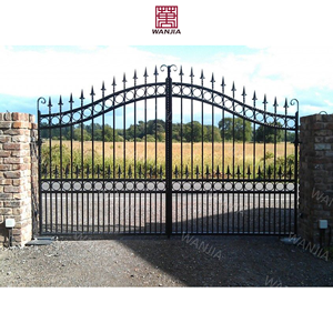Cancello d'ingresso cancello Vintage in metallo <span class=keywords><strong>per</strong></span> esterni vialetto porta principale in metallo <span class=keywords><strong>per</strong></span> <span class=keywords><strong>porte</strong></span> d'ingresso esterne di <span class=keywords><strong>casa</strong></span> porta in ferro battuto - Product Image 5