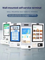 Terminal de paiement en libre-service mural, borne de commande pour l'école/l'hôpital, machine de reconnaissance faciale pour la gestion des présences
