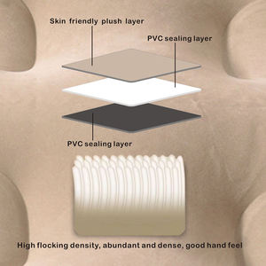 Wholesale PVC Flocking Twin with Built-in Pump Portable <b>Inflatable</b> Camping Outdoor Furniture for Home Hotel Guests Air <b>Mattress</b> - Product Image 6