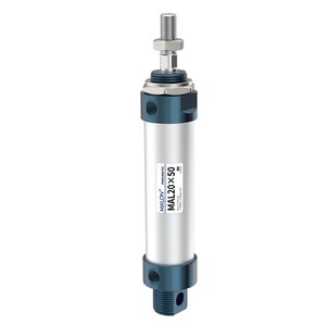 Mini cylindre Mklon Mal20x50 à double action en alliage d'aluminium avec connexion filetée - Product Image 1