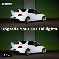 Faro Trasero Full LED Lámpara Trasera Luz de Freno para Mitsubishi Lancer Evo 2006