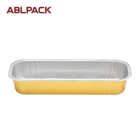 335ML/12oz Emballage alimentaire à usage unique Conteneurs en aluminium Feuille d'étain Vaisselle Restauration Plateaux en aluminium Pique-nique Barbecue