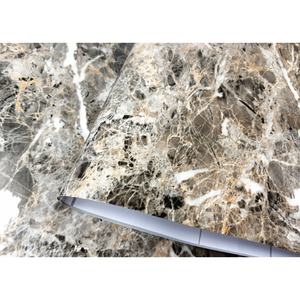 Muestras de Película Autoadhesiva de PVC con Diseño de Mármol Negro, Patrón Moderno, <span class=keywords><strong>Vinilo</strong></span> Impermeable para Paredes, <span class=keywords><strong>Cocina</strong></span> y Muebles - Product Image 4