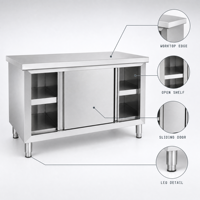 Évier de cuisine professionnel en acier inoxydable poli à 3 compartiments avec crédence et cadre inférieur, capacité de charge de 300 kg