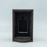 Flip MDF Emballage de parfum en bois Boîte de parfum vide en papier de style arabe pour bouteille de parfum