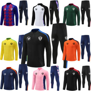 100% ポリエステルカスタムサッカートレーニングジャケットチームと大人のサッカートラックスーツカスタマイズ可能な空白のデザイン - Product Image 6