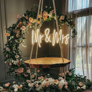 Pas de Minimum personnalisé acrylique néon Led signe mariage décor lumières néon signe