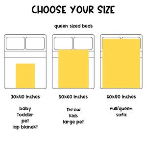 ผ้าห่มเด็กผู้หญิงแบบกำหนดเอง ผ้าห่มขนแกะปักชื่อ - Product Image 5