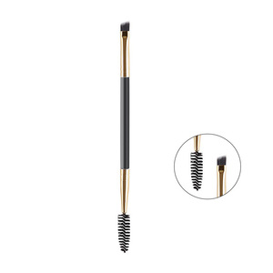 Brosse à cils HQ Mixed Proc Discount, brosse douce pour le nettoyage des cils, en nylon, manche en bois, portable, double extrémité - Product Image 2
