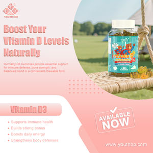 <span class=keywords><strong>Gummies</strong></span> de Vitamine D3 400 UI à Puissance Standard OEM ODM – Nutriments Essentiels pour la Santé Immunitaire des Personnes à Vie Active - Product Image 2