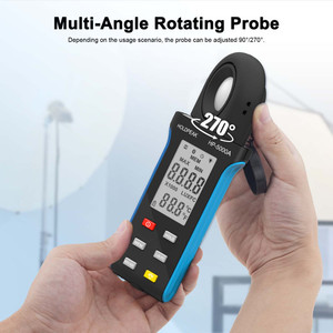 Hold Hp-5000a Digital Light Meter <strong>High</strong> <strong>Accuracy</strong> Illuminance Test <strong>Instrument</strong> Fast Response Time 1-400,000 <strong>Measurement</strong> - Product Image 3