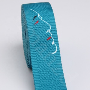 <strong>2</strong> <strong>Inch</strong> Custom Printed <strong>Webbing</strong> With <strong>Cotton</strong> Plain <strong>Webbing</strong> Liman Ribbon Factory Wholesale - Product Image 1