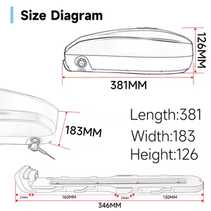 Batería de Litio de 48V 52V 72V 25Ah, Batería de Alta Capacidad para Bicicleta Eléctrica, Motocicleta Eléctrica - Product Image 6