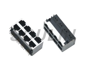Hecho <span class=keywords><strong>en</strong></span> China de <span class=keywords><strong>la</strong></span> red de telecomunicaciones de <span class=keywords><strong>la</strong></span> parte 4 Puerto RJ45 conector hembra Jack OEM ODM - Product Image 2
