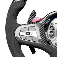 Volant personnalisé en fibre de carbone avec LED pour BMW M3 M5 F30 F40 F80 M4 F82 F92 G01 G05 G20 330i G22 G30