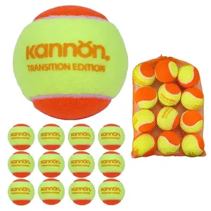 12 Uds pelotas de tenis naranja para niños KANN 50% Tenis de baja presión niños Paddle Beach Pelotas DE TENIS Bola Beach <span class=keywords><strong>Tennis</strong></span> - Product Image 1