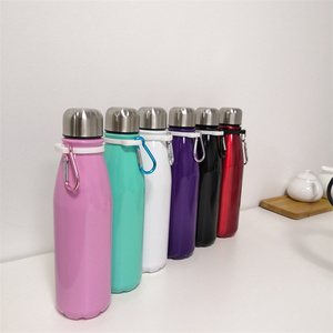ขวดน้ำกีฬาอะลูมิเนียมเคลือบสีแบบสุญญากาศ ขนาด 17 ออนซ์/500 มล. ปราศจากสาร BPA - Product Image 3