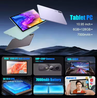 Nouvelle tablette professionnelle 5G de 11 pouces, éducative et de divertissement, Android T616, 16+1 To, Android 14, Wi-Fi, grise