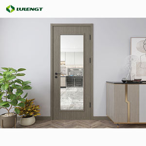 Conception de porte <span class=keywords><strong>en</strong></span> bois Mdf moderne classique de bonne qualité à bas <span class=keywords><strong>prix</strong></span> Vente <span class=keywords><strong>en</strong></span> gros de couleurs de peinture intérieure Portes de chambre <span class=keywords><strong>en</strong></span> bois massif - Product Image 5