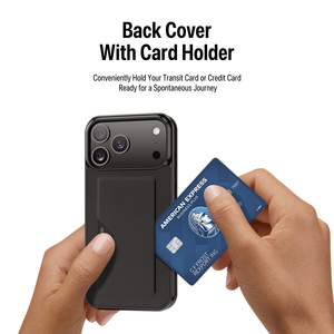 เคสโทรศัพท์แบบบางพิเศษ ป้องกันรอบด้าน สำหรับ iPhone 17 Pro Max พร้อมช่องใส่บัตร ดีไซน์เรียบง่าย ป้องกันการตกกระแทก - Product Image 2